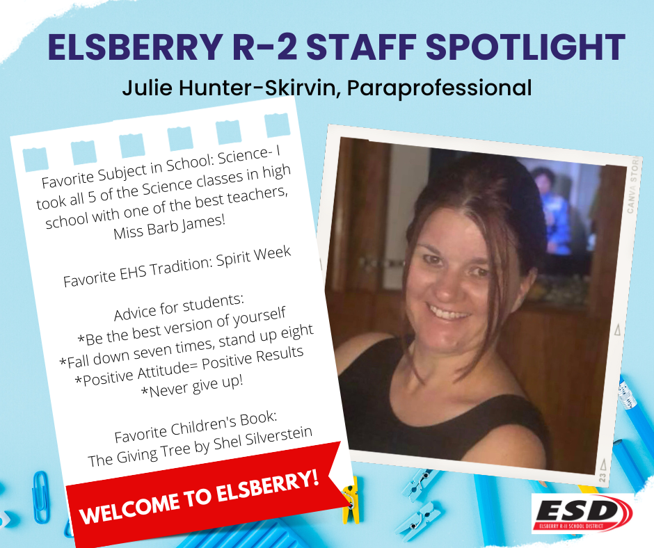 Staff Spotlight Julie Hunter-Skirvin