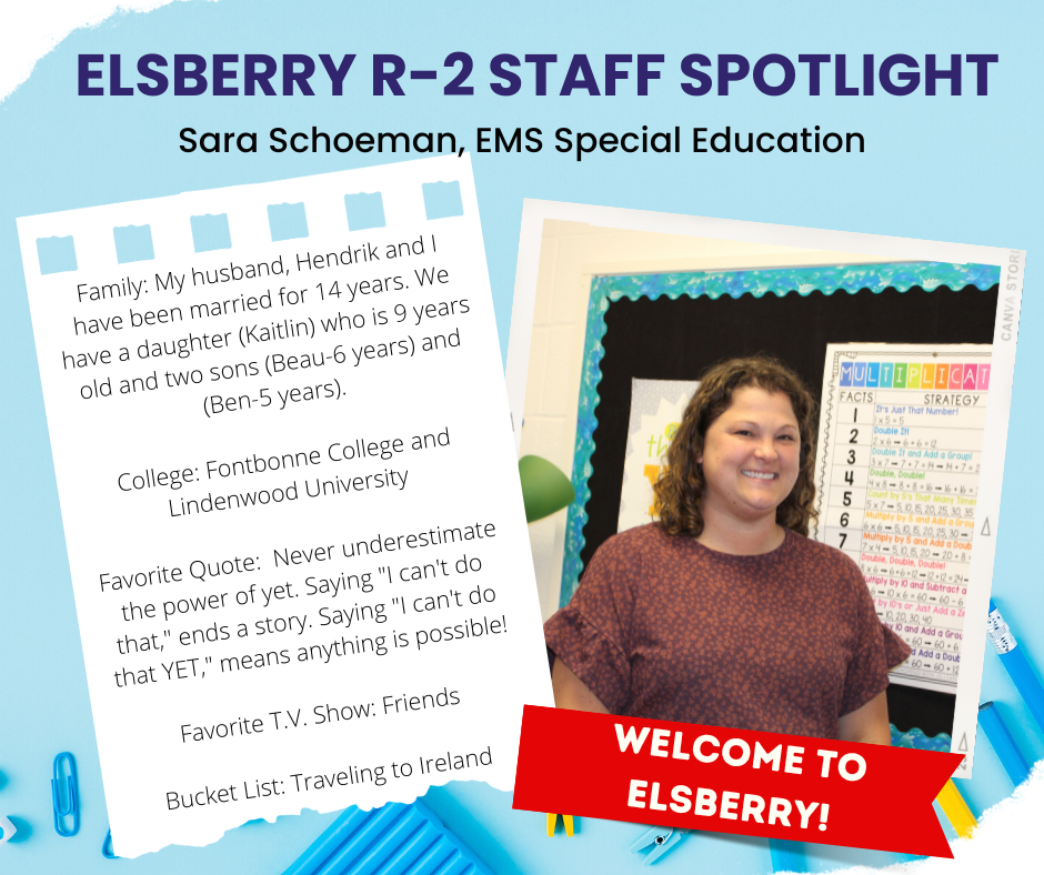 ESD Staff Spotlight S. Shoeman