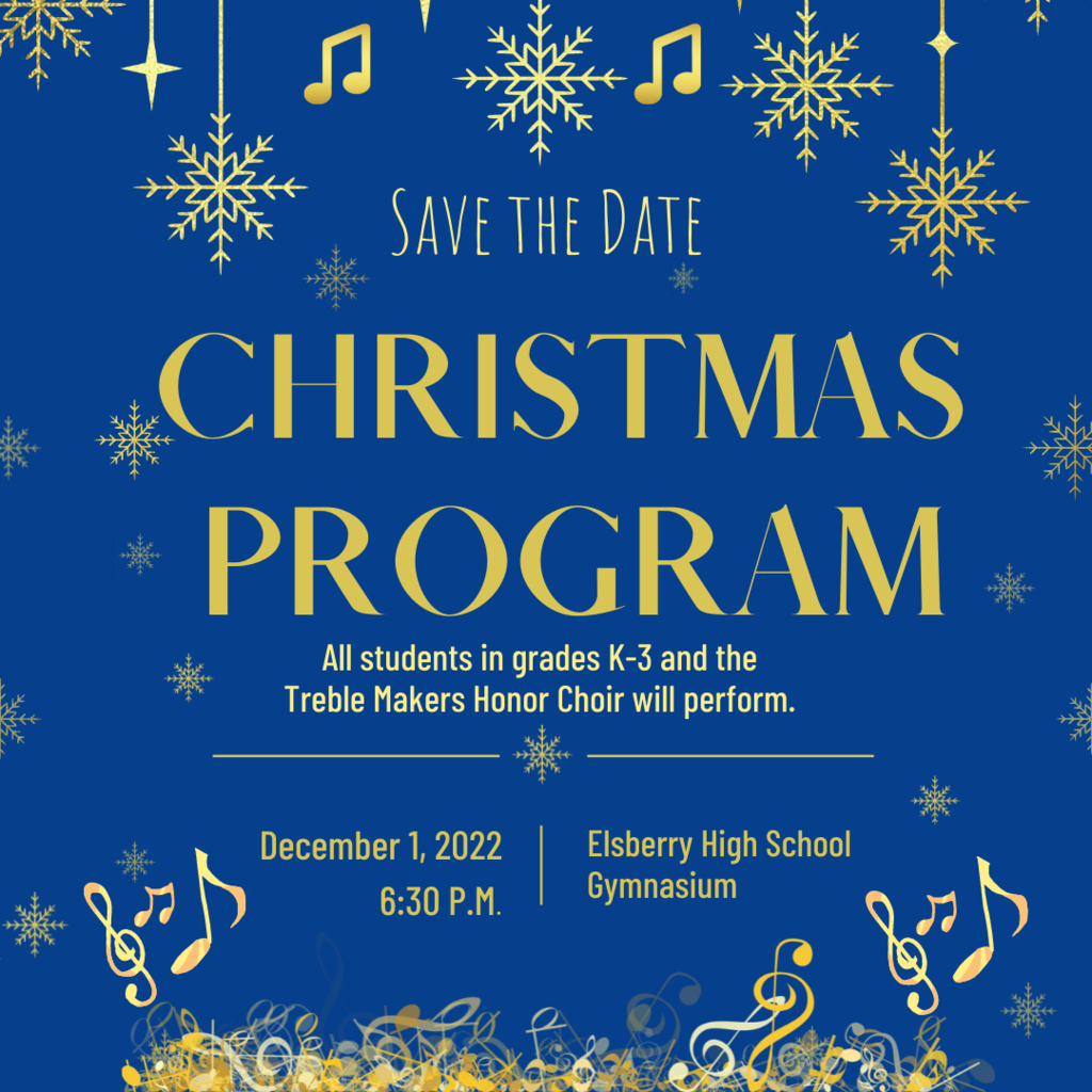 Christmas Program Save the Date