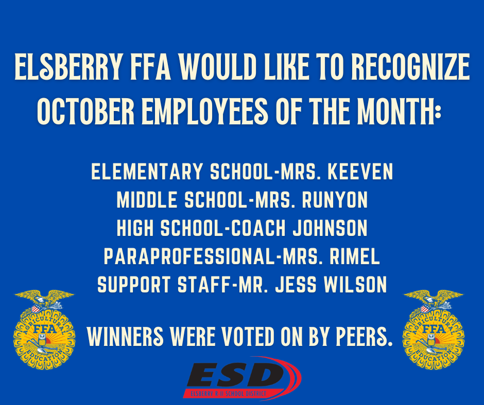 October Employees of the Month